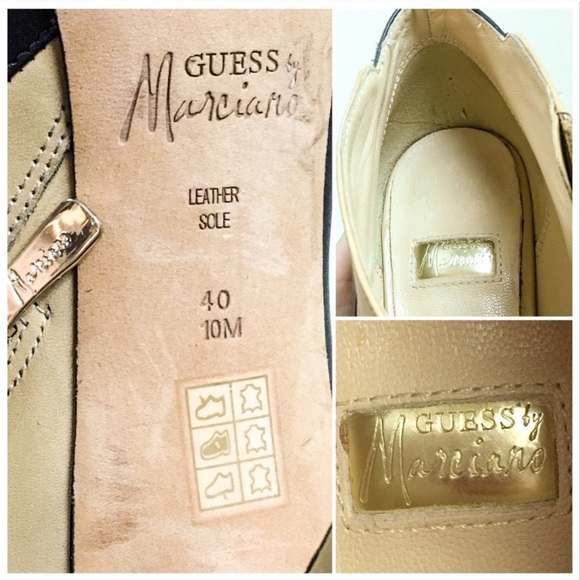 Guess Genuine Leather Heels Cutout Booties - Picture 8 of 16